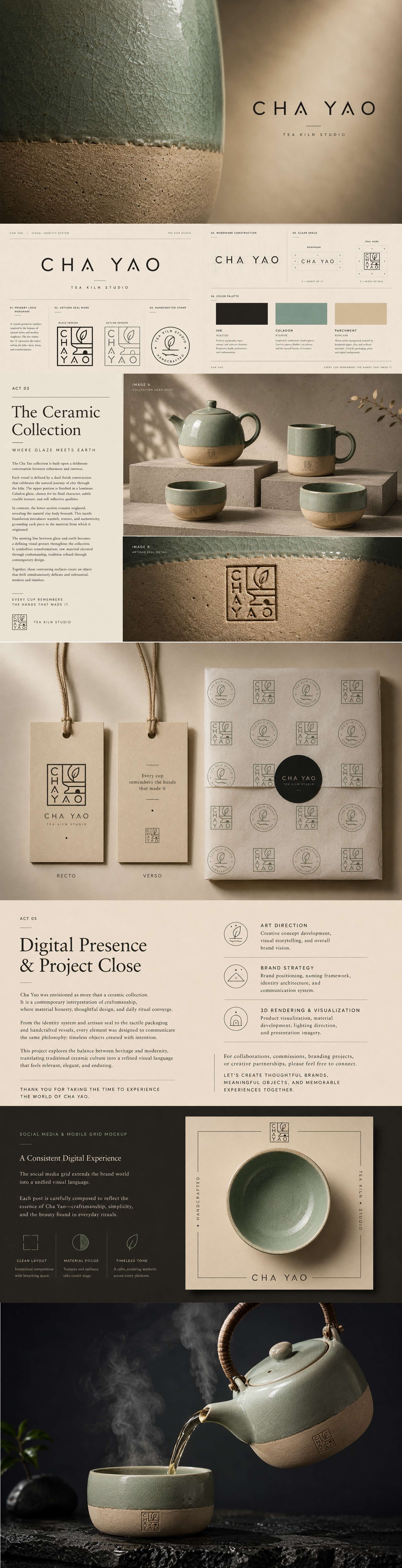 Cha Yao (Tea Kiln Studio): Cha Yao: Designing an Artisan Brand System & Digital Presence